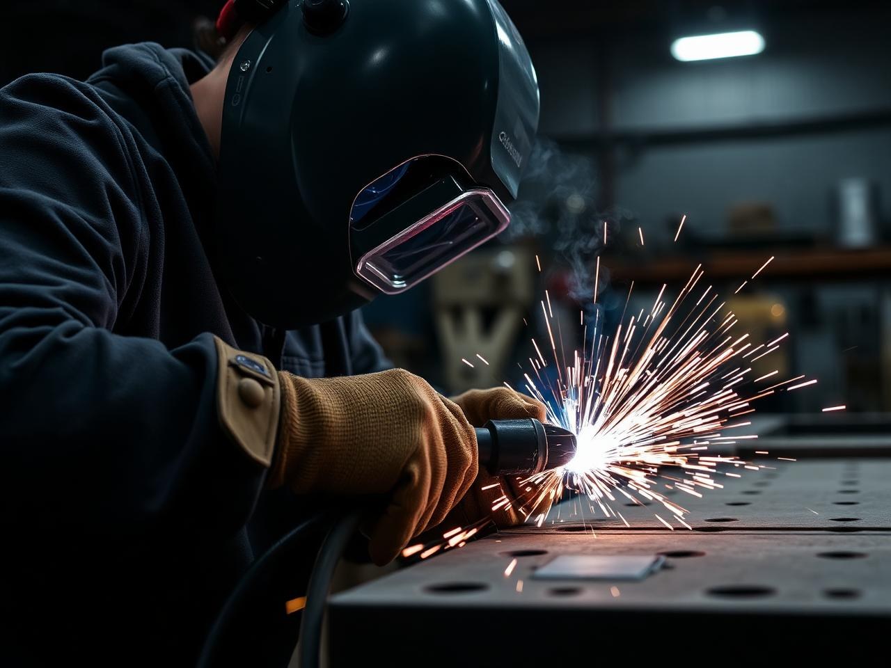 Welding inspection and fabrication quality control in a workshop
